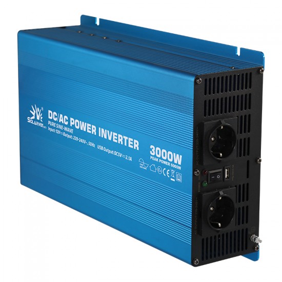 3000 Watt 12 Volt Tam Sinüs İnvertör - Solarvertech 3000 Watt 12 Volt Tam Sinüs İnvertör - Solarvertech