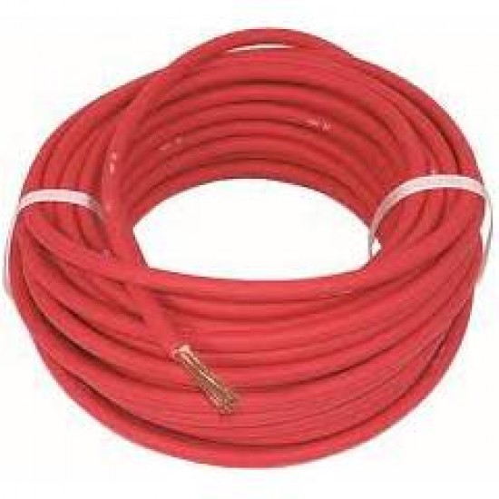 Akü Bağlantı Kaynak Kablosu 16mm2 Kırmızı 1 METRE Akü Bağlantı Kaynak Kablosu 16mm2 Kırmızı 1 METRE