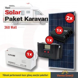Hazır Solar Paket 400w C- Karavan için