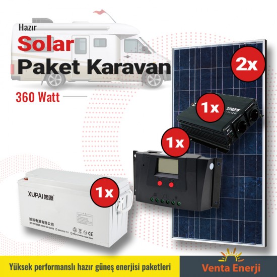 Hazır Solar Paket 400w C- Karavan için Hazır Solar Paket 400w C- Karavan için