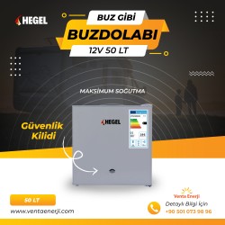 12V DC KOMPRESÖRLÜ 50LT BUZDOLABI