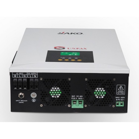 5.5KW 48V SAKO SUNPAX MPPT PARALELLENEBİLİR FONKSİYONLU İNVERTÖR 5.5KW 48V SAKO SUNPAX MPPT PARALELLENEBİLİR FONKSİYONLU İNVERTÖR