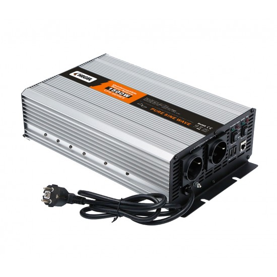 1500 Watt 12 Volt Tam Sinüs İnverter AC 220V Şarjlı - Hegel