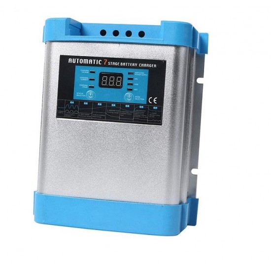 EBC2420-24V 20A 7 Aşamalı Şarj Modlu Çift Pil Çıkışlı Akü Şarj Cihazı şarj kontrol cihazı