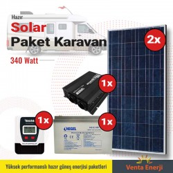 Hazır Solar Paket 340w A - Karavan için